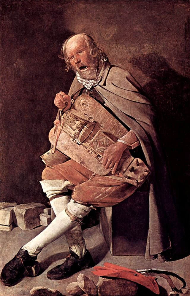 The Hurdy-Gurdy Player by Georges de la Tour (c.1630)