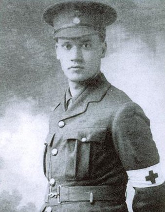 Nevinson in his Red Cross uniform
