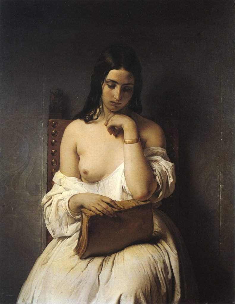 La Meditazione  by Francesco Hayez (1851)