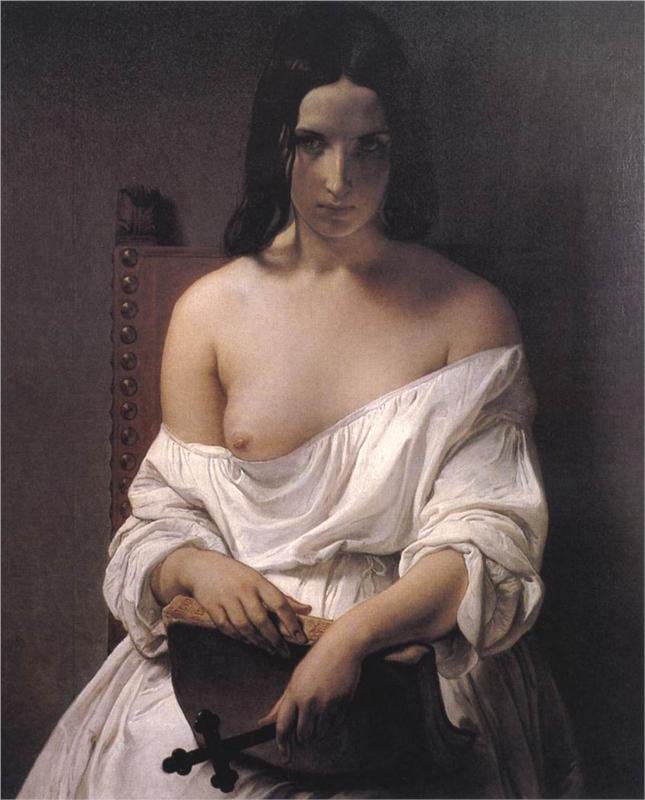 Meditation by Francesco Hayez (1851)