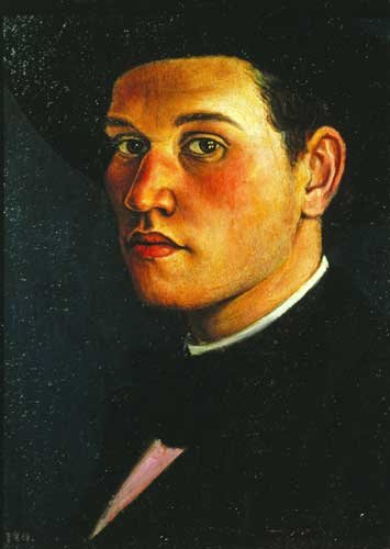     Self Portrait  by C.R.W Nevinson