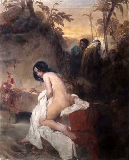 The Chaste Susanna by Domenico Induno