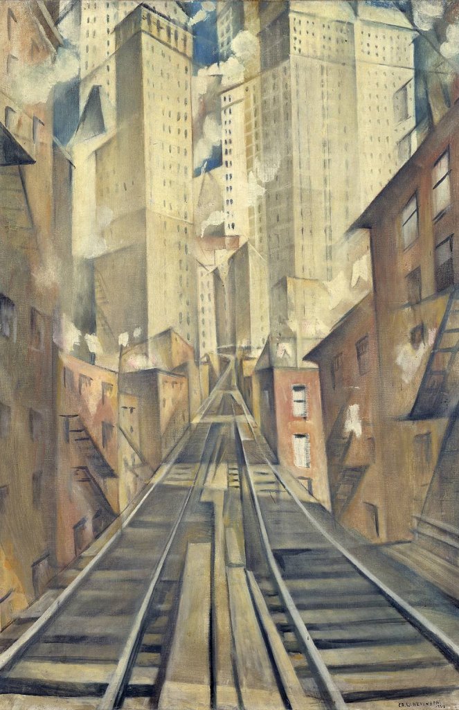 The Soul of the Soulless City (New York - an Abstraction) by C R W Nevinson (1920)