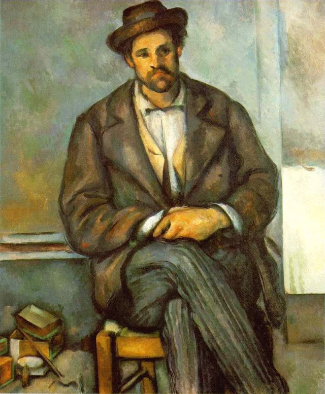 Seated Peasant by Cézanne (c.1896)