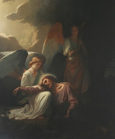 Agony in the garden by Alexandre Cabanel (1844)