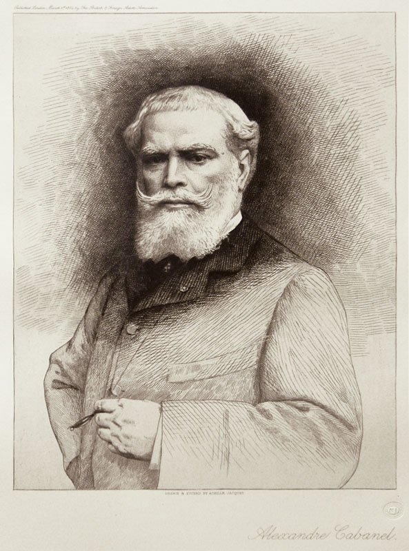 Alexandre Cabanel by Achille Jacquet (c.1883)