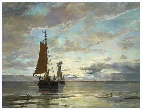 Along the Dutch Coast by Hendrik Mesdag (1882)