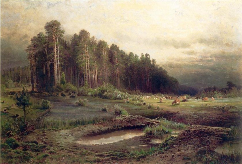 Elk Island in Sokolniki by Alexi Savrasov (1869)