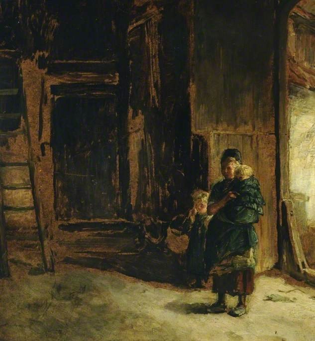 Peasant Children by Jozef Israels