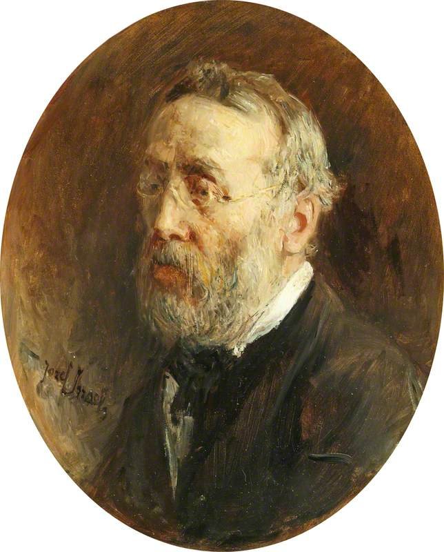 Self portrait by Jozef Israels (1881)