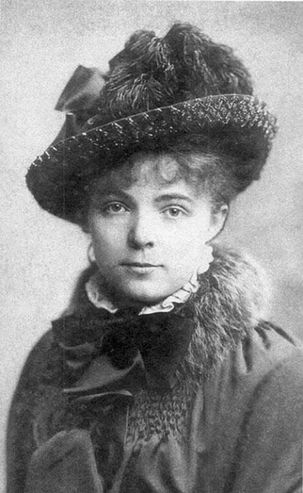 Photograph of twenty year old Marie Bashkirtseff (1878)