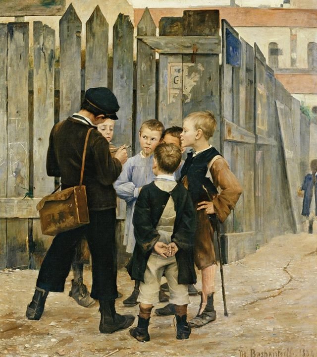 The Meeting by Marie Bashkirtseff (1884)
