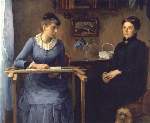 Chez soi by Louise Breslau (1885)