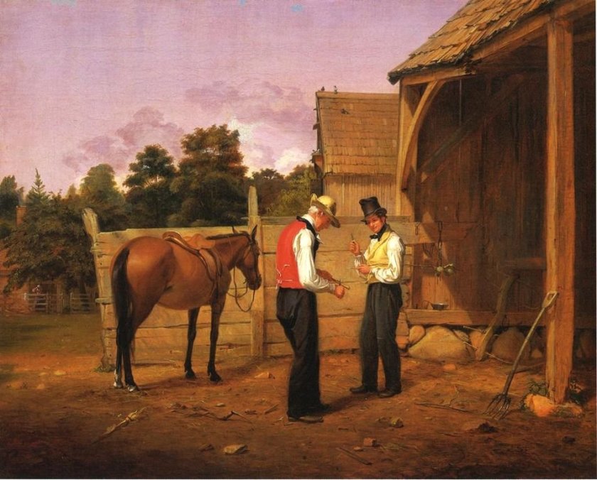 Bargaining for a Horse by William Sidney Mount (1835)