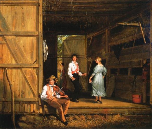 Dancing on the Barn Floor by William S Mount (1831)