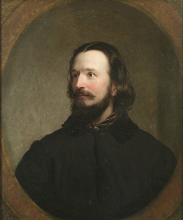 Portrait of William Sydney Mount by Charles Loring Elliott. (1848)