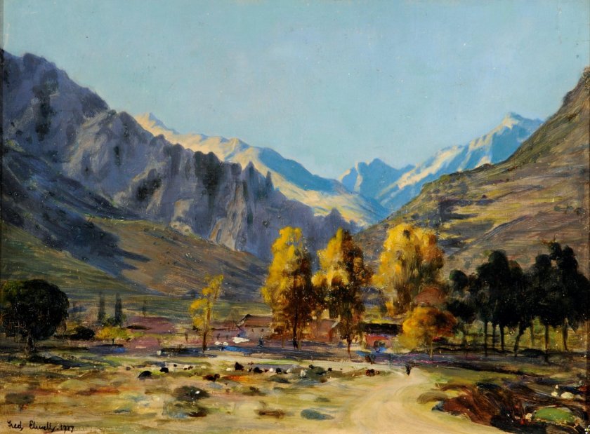 Corsican Landscape by Fred Elwell (1927)