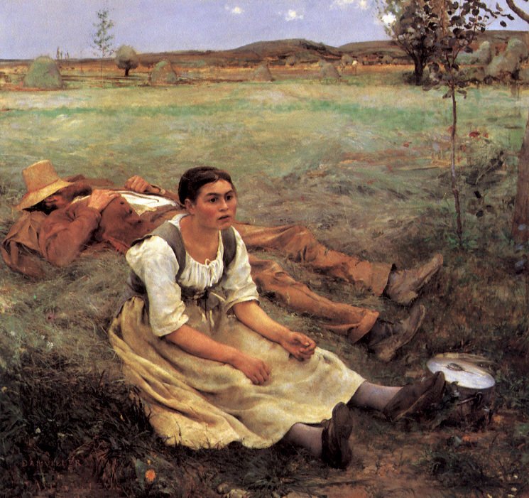 Les Foins by Jules Bastien-Lepage (1877)