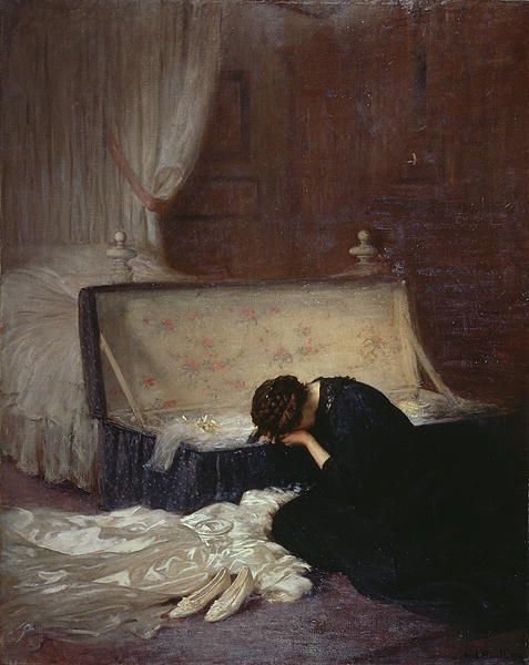 The Wedding Dress by Fred Elwell (1911)