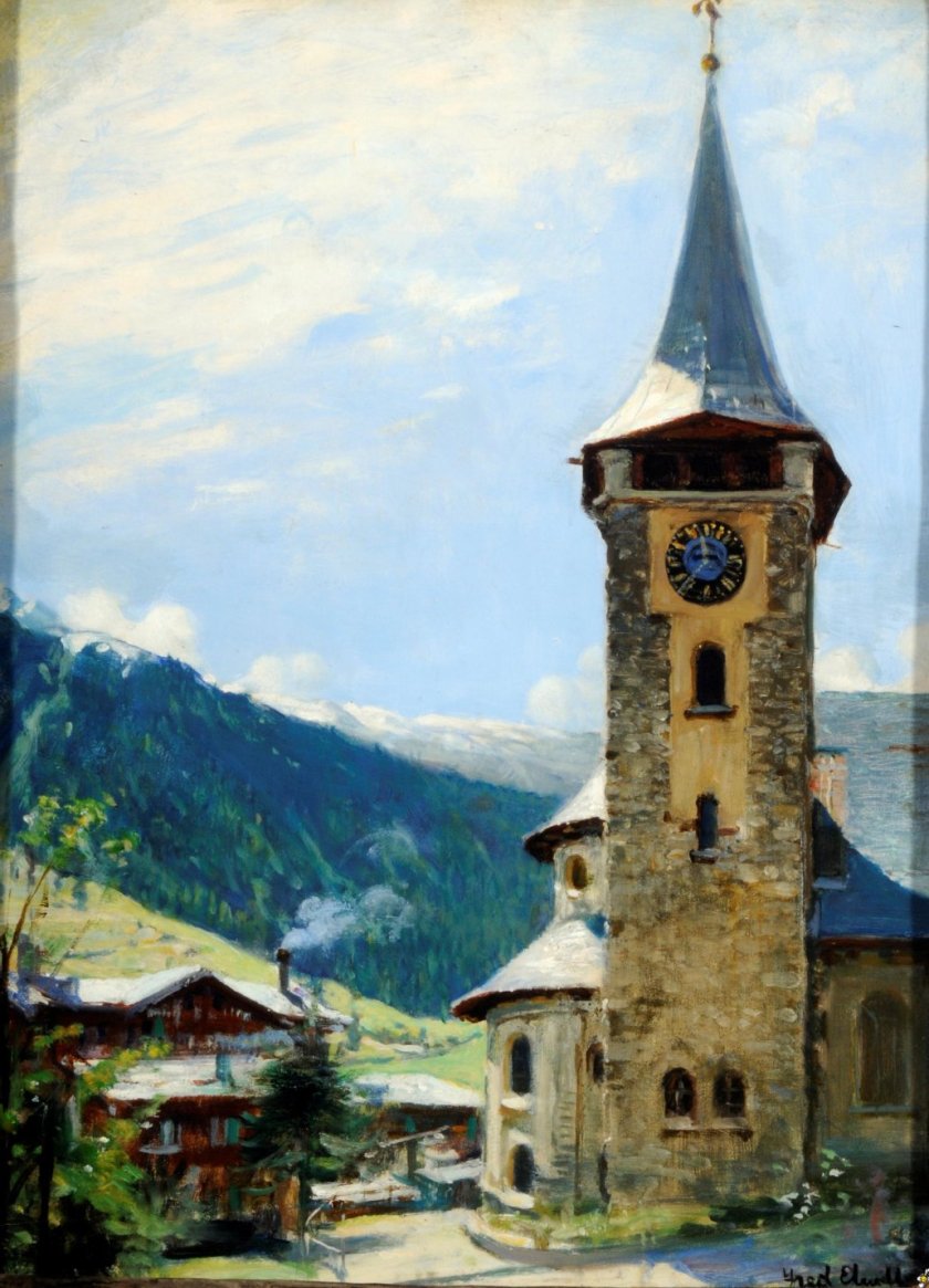 Zermatt by Fred Elwell (c.1938)