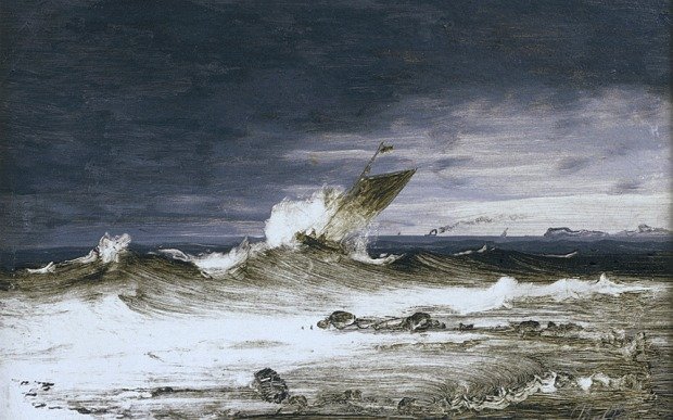 Seascape by Peder Balke (c.1860)