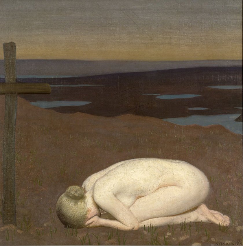 Youth Mourning by George Clausen (1916)
