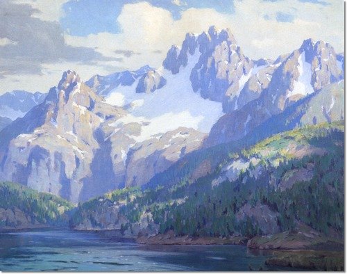 Lake Mary, Sierra Nevada by Marion Kavanagh Wachtel