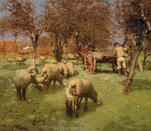 The March Month by Henry Herbert La Thangue