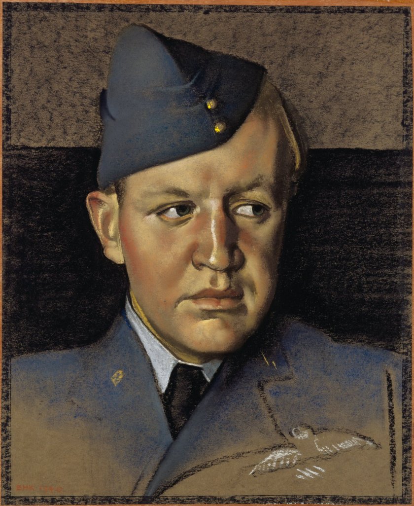 Flight Lieutenant Lloyd Watt Coleman, DFC, by Eric Kennington (1940)
