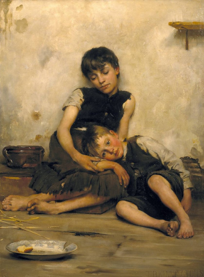 Orphans by Thomas Kennington (1885)