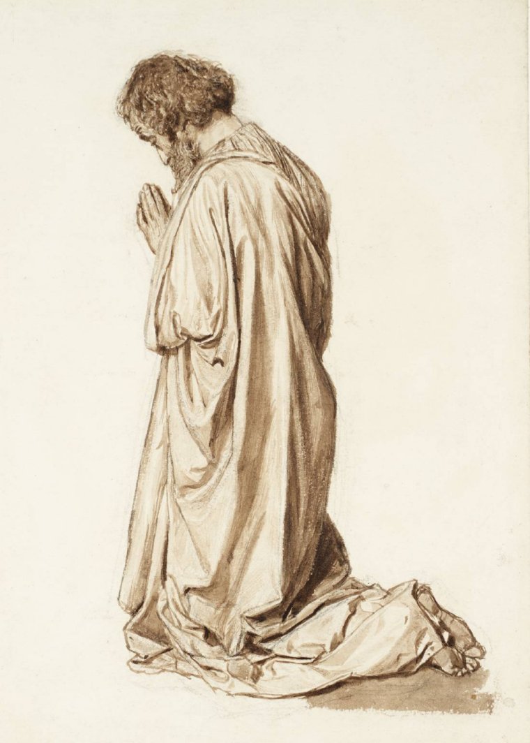 Study for ‘Elijah’s Sacrifice’ by Albert Moore (c.1864)