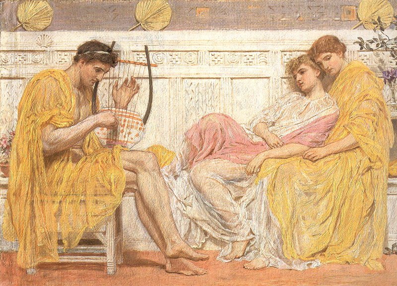 A Musician by Albert Moore (1865-6)
