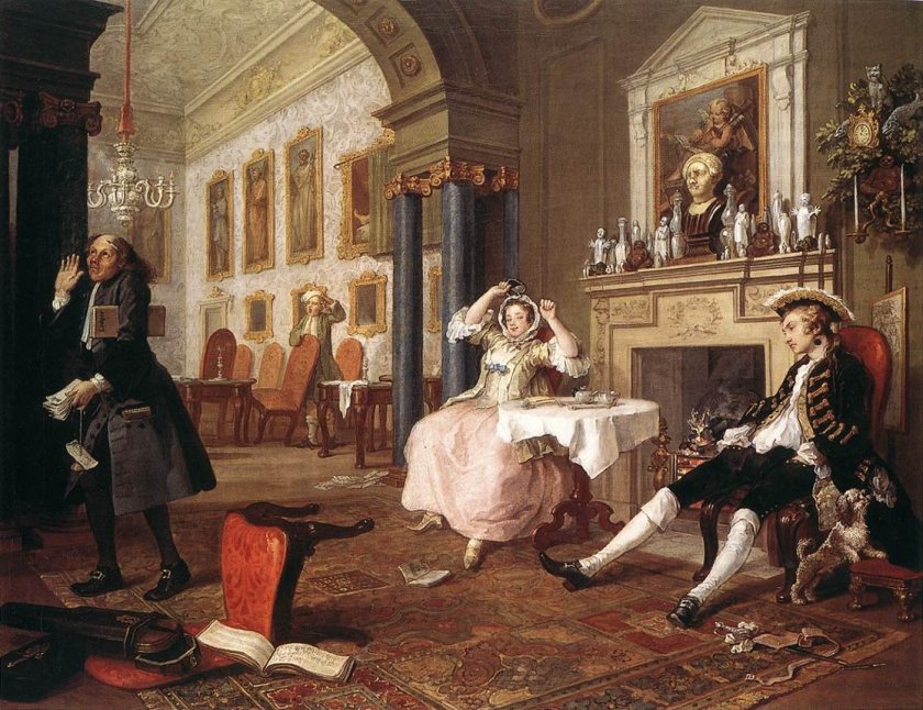 Marriage à la Mode by William Hogarth (c.1743)