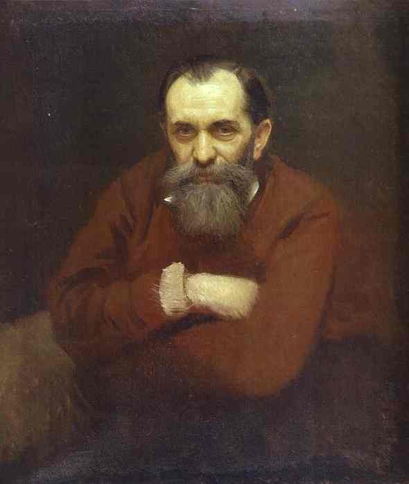 Portrait of Vasily Perov by Igor Kramskov (1881)