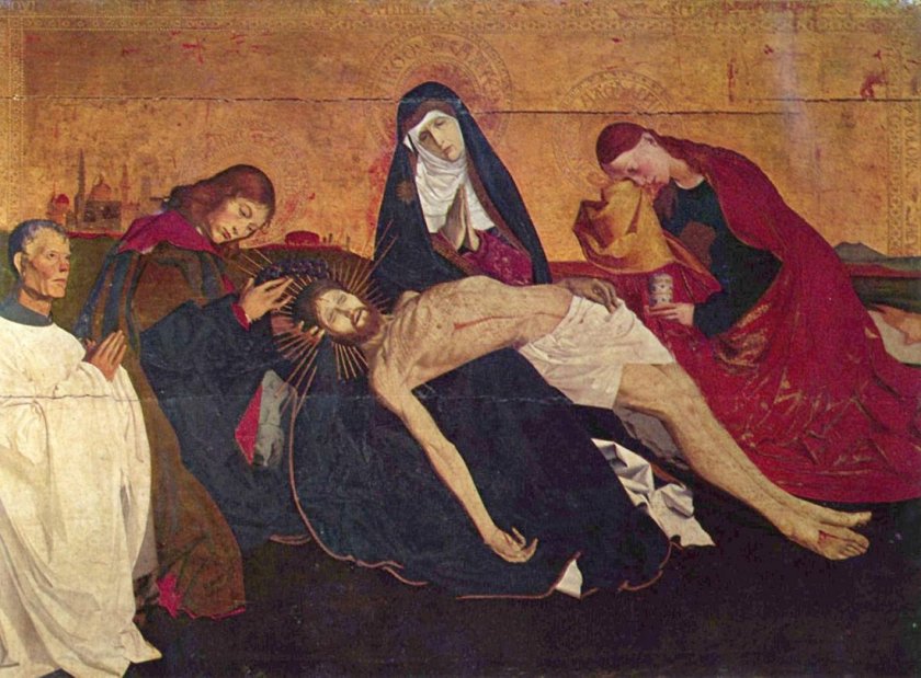 Pietà of Villeneuve-lès-Avignon by Enguerrand Quarton (c.1860)
