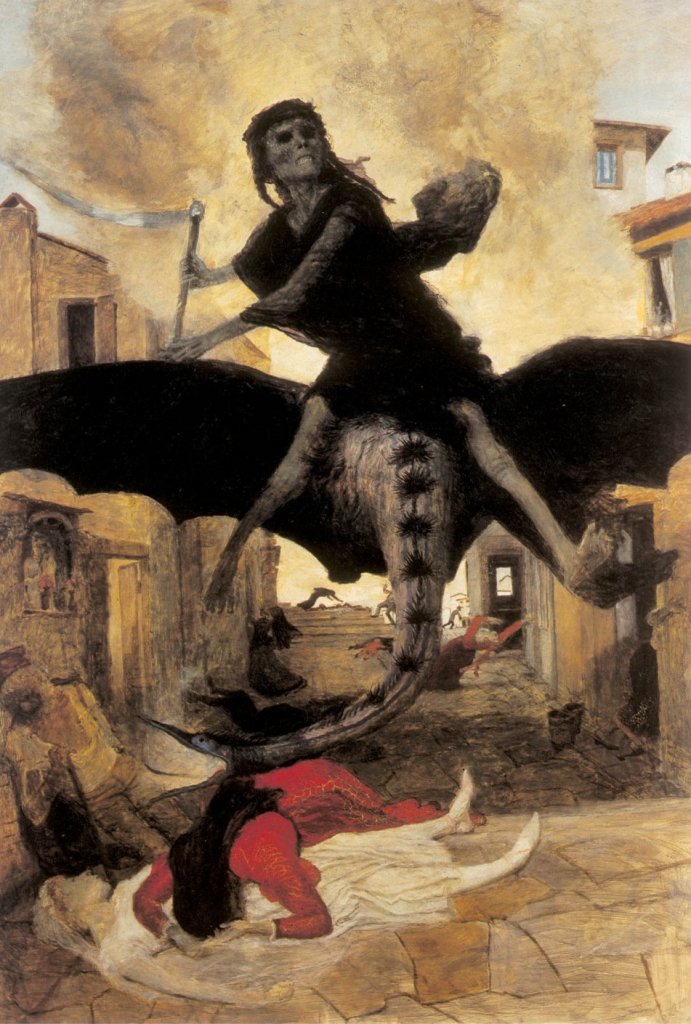 Plague by Arnold Böcklin (1898)