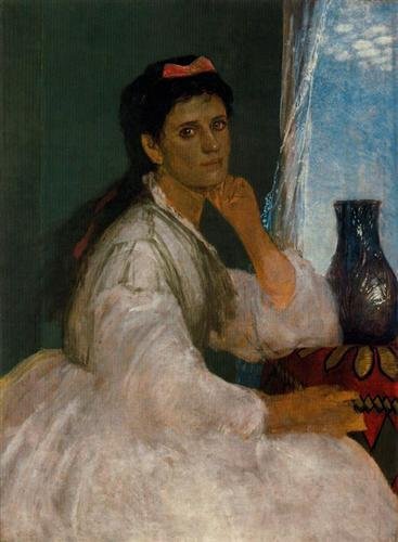 Portrait of Clara Böcklin by Arnold Böcklin (1872)