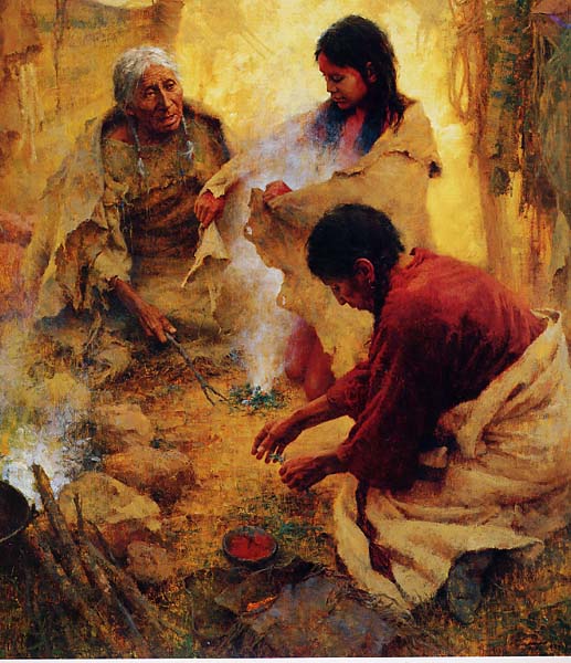 Passing into Womanhood by Howard Terpning