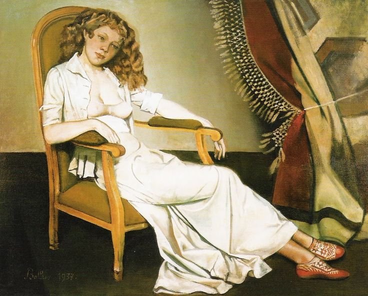 The White Skirt by Balthus (1937)