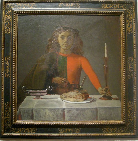 Girl in Green and Red by Balthus (1944)