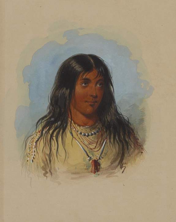 Aricara by Alfred Jacob Miller