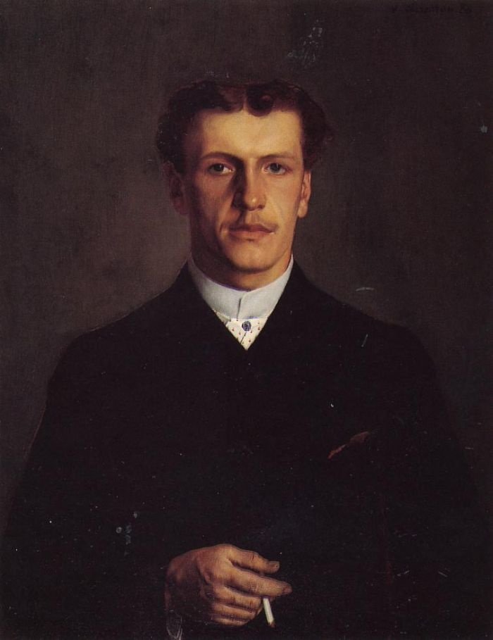 Paul Vallotton by Félix Vallotton (1886)