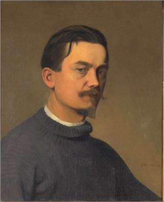 Self portrait by Félix Vallotton (1897)
