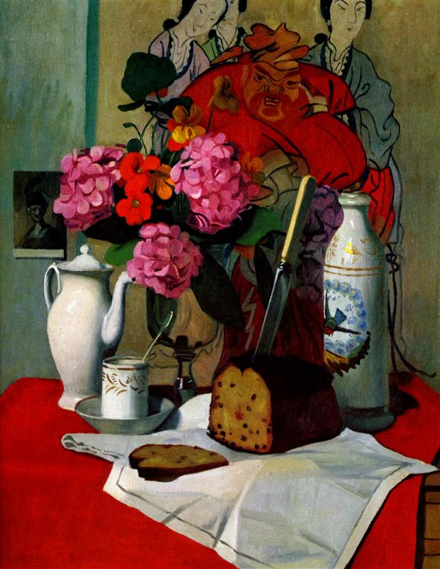 Nature morte a la peinture chinoise by Félix Vallatton (1925)