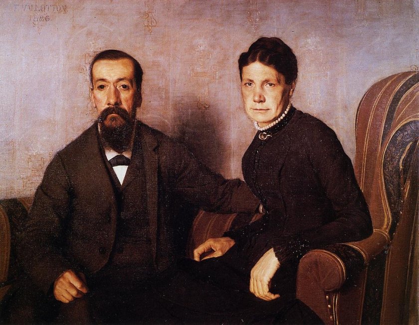 The Artist`s Parents by Félix Vallotton (1886)