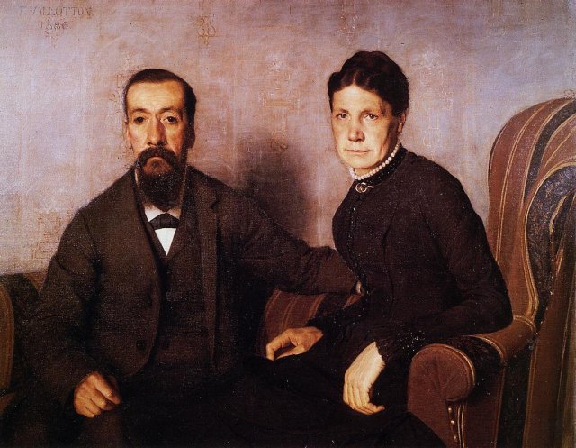The Artist`s Parents by Félix Vallotton (1886)
