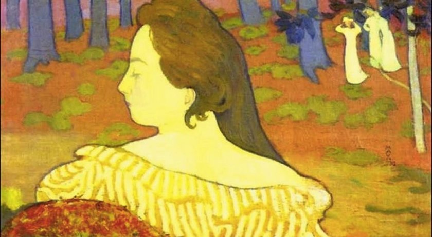 Beauty in the Autumn Wood by Maurice Denis (1892)