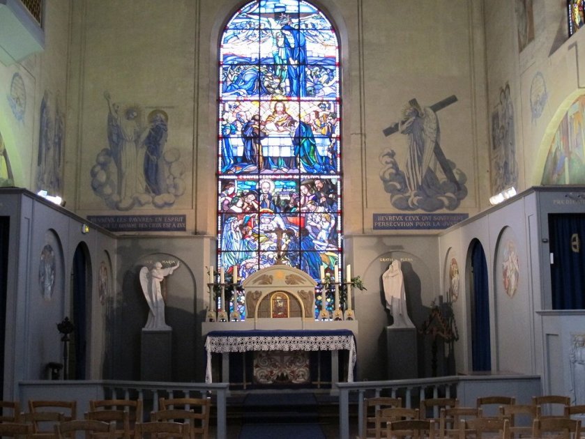 The chapel at Le Prieuré