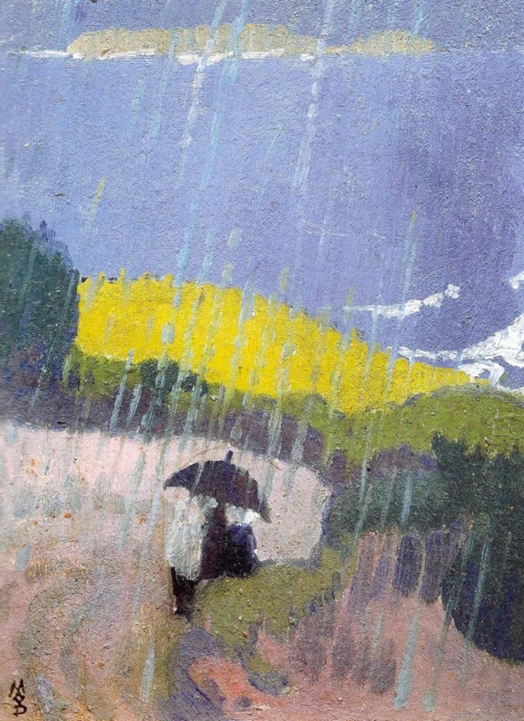 Pluie en Bretagne by Maurice Denis (1889)