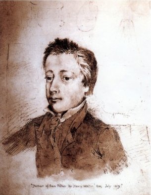 Portrait of Samuel Palmer by Henry Walter (1819)